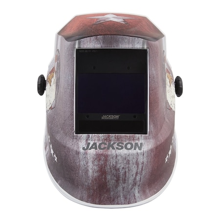 Jackson Safety Premium Graphic Welding Helmet, ADF Variable Shade, Freedom 47103